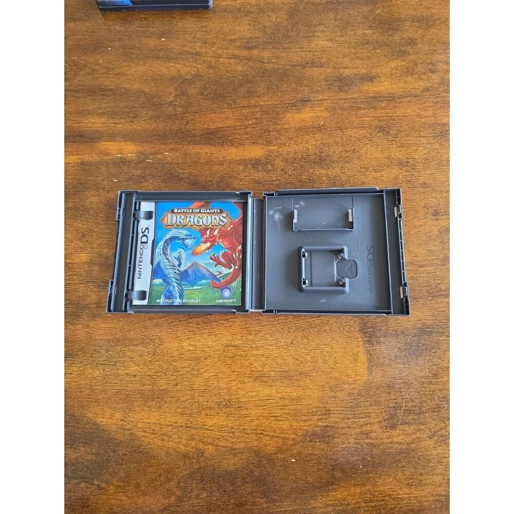 Battle of Giants Dragons Nintendo DS CASE & MANUAL ONLY No Game Ubisoft 2009